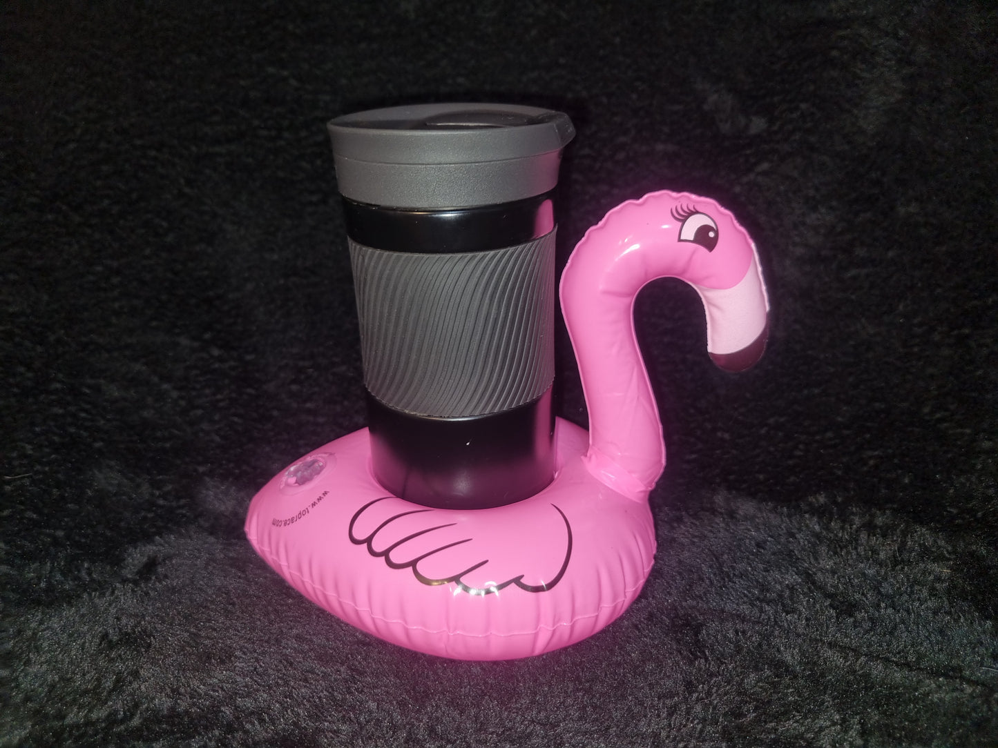 Flamingo inflatable drink holders pk of 4